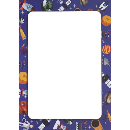 Certificat "Kosmos" – Papier A4 190g/m² avec Design Spatial (20 Feuilles)