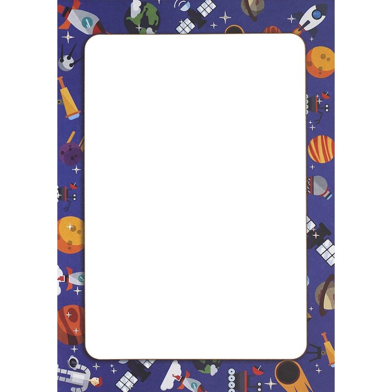 Certificat "Kosmos" – Papier A4 190g/m² avec Design Spatial (20 Feuilles)