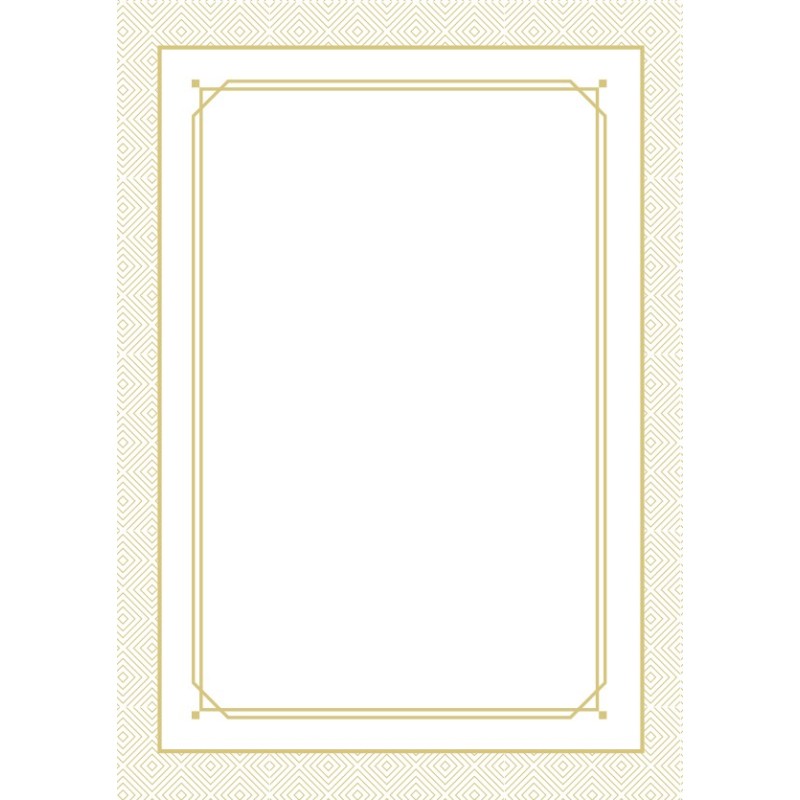 Certificat "Line" – Élégance et Simplicité pour Toutes Vos Distinctions | Papely.fr